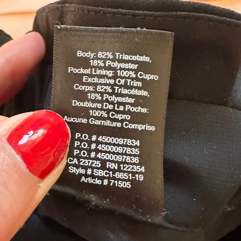 Aritzia Babaton Black Tie-Waist Dress Shorts – Size XS - Picture 5 of 5